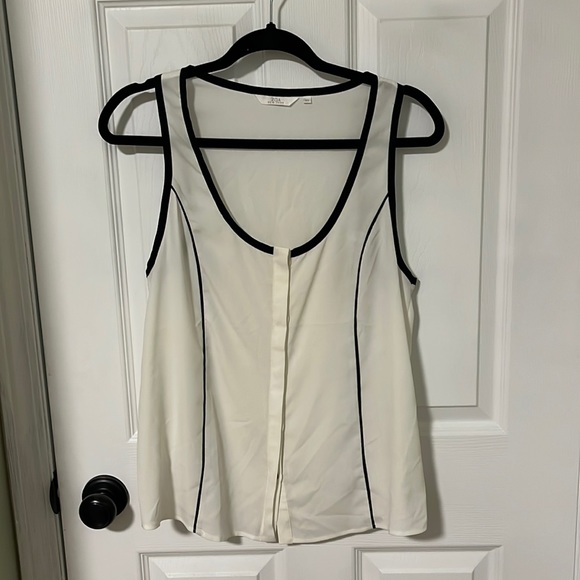 ZOA NEW YORK white sleeveless blouse - Picture 1 of 3